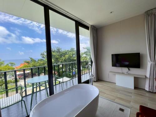 Μια τηλεόραση ή/και κέντρο ψυχαγωγίας στο WangWangSea Villa