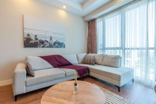 Χώρος καθιστικού στο Luxury Residence in Sirius Town Pool & Spa