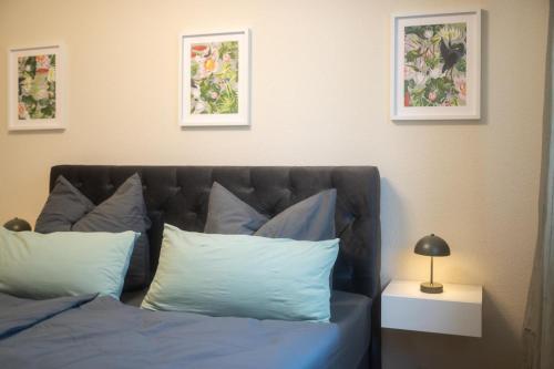 Posezení v ubytování Stilvolles Apartment mit Balkon & WiFi