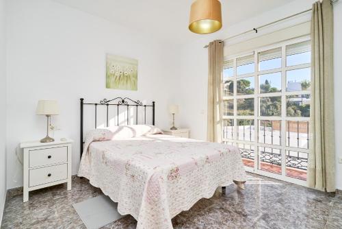 Giường trong phòng chung tại Casa José