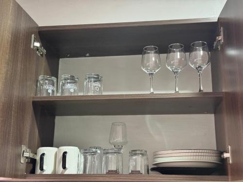 Η κουζίνα ή μικρή κουζίνα στο Lake View Loft Nakuru