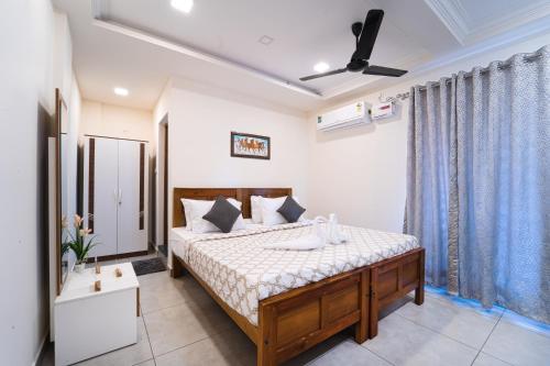 Giường trong phòng chung tại Alaya Stays Matts Homestay 1-Room Lakeside Stay With Common Lounge
