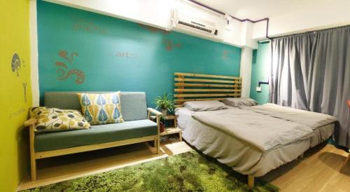 Postelja oz. postelje v sobi nastanitve Leo Ho Hostel