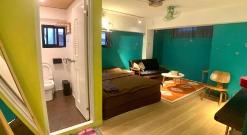 Χώρος καθιστικού στο Leo Ho Hostel