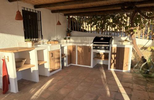 Køkken eller tekøkken på Finca El Sueño Andaluz