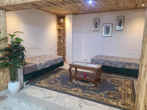 Χώρος καθιστικού στο Lodge la calma