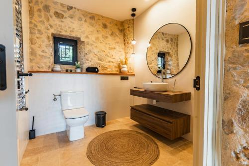 Ванная комната в Casa Rural En El Balcón Del Delta Del Ebro