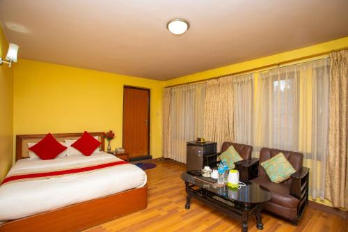 Postel nebo postele na pokoji v ubytování Hotel Blue Horizon