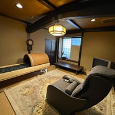 Χώρος καθιστικού στο 天狗の茶屋旅館