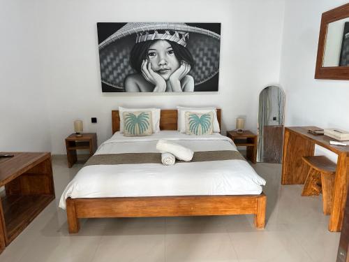 Ένα ή περισσότερα κρεβάτια σε δωμάτιο στο Villa Tepi Sungai Luxury 6-BR 4 bathroom luxury villa sleeps 14 with 15m pool in Seminyak completely renovated 24th November 2025