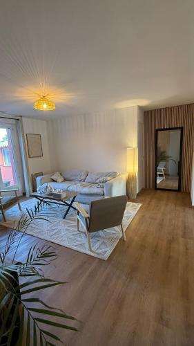 Et opholdsområde på Villa Mas Al Raparou