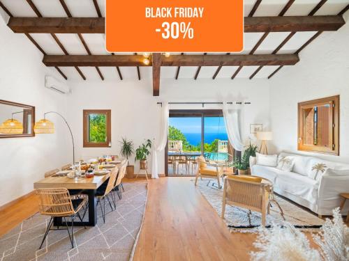 Villa Horizon - PREMIUM EXPERIENCE - Sea view - 5min from Monaco - Ideal Groups&Families - Chimney - Parking - Private Garden - Calm