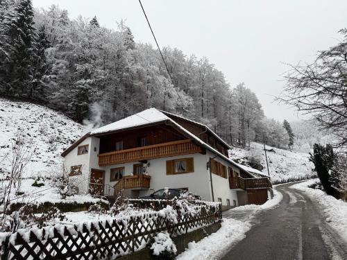 Το Bauernhaus im Münstertal τον χειμώνα