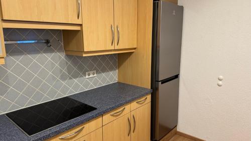 Η κουζίνα ή μικρή κουζίνα στο Ferienwohnung Paula