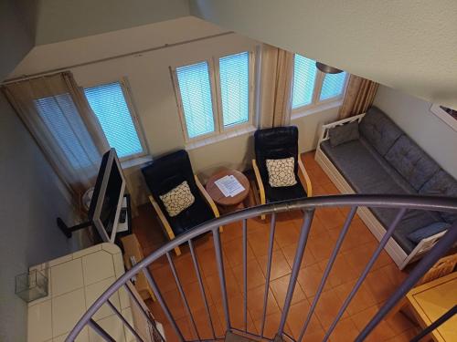 Et opholdsområde på Lomahuoneisto paritalossa Puustila B