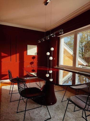 Χώρος καθιστικού στο Zur Herrlichkeit