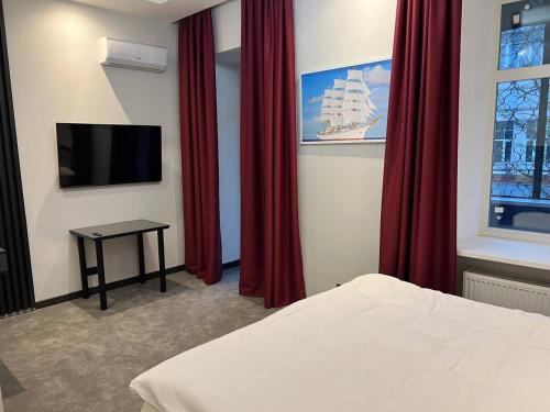 Μια τηλεόραση ή/και κέντρο ψυχαγωγίας στο Отель Преображенский