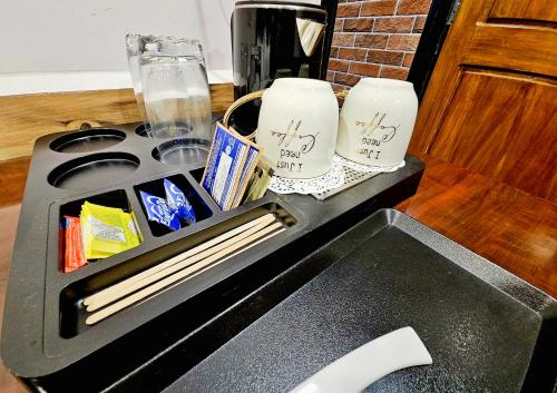 Παροχές για τσάι/καφέ στο Black bird hotel and restaurant