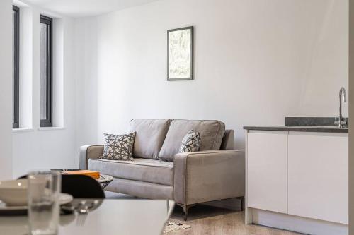 Et opholdsområde på Chic studio in Solihull Centre, NEC