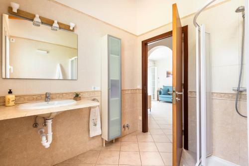 Et badeværelse på Villa Sara