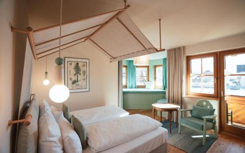 Χώρος καθιστικού στο Hotel Kogler