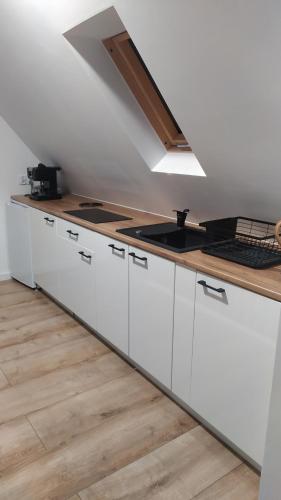 Una cocina o zona de cocina en Czorsztyńskie Zacisze