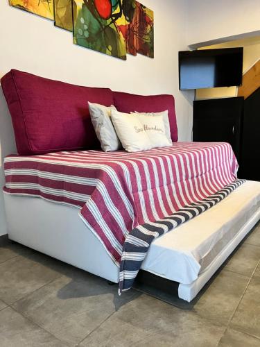 Ένα ή περισσότερα κρεβάτια σε δωμάτιο στο Apart Las Lilas