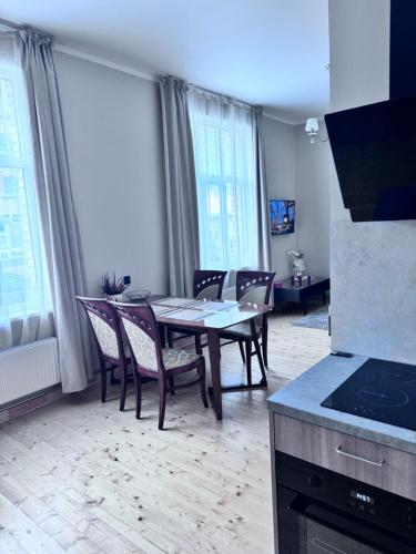 Køkken eller tekøkken på Saulgrieži