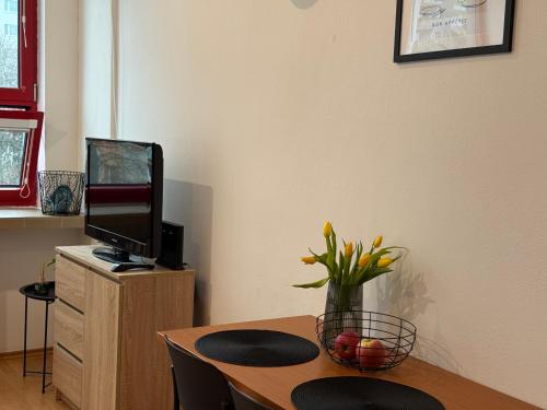 TV/trung tâm giải trí tại Apartmán v centre Dubnice nad Váhom