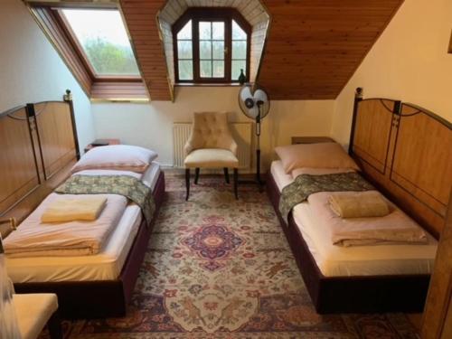 Voodi või voodid majutusasutuse Manor House on the Danube Bend toas