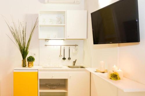 Køkken eller tekøkken på La Vedetta Country Rooms