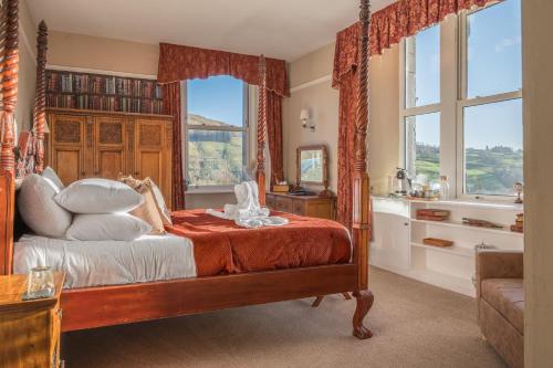 Χώρος καθιστικού στο The Mortal Man Inn