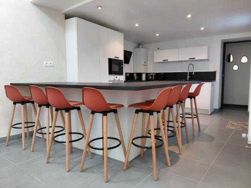 Kuchyň nebo kuchyňský kout v ubytování Maison et Bonheur