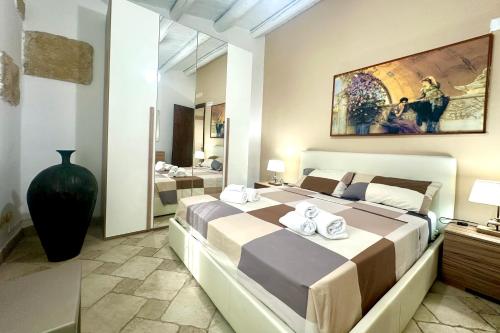 Giường trong phòng chung tại Tenuta Green House