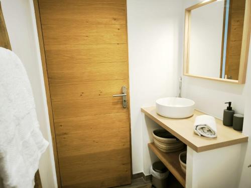 Un baño de La Bicoque - Les pieds dans le sable - Vue sur les Iles d'or