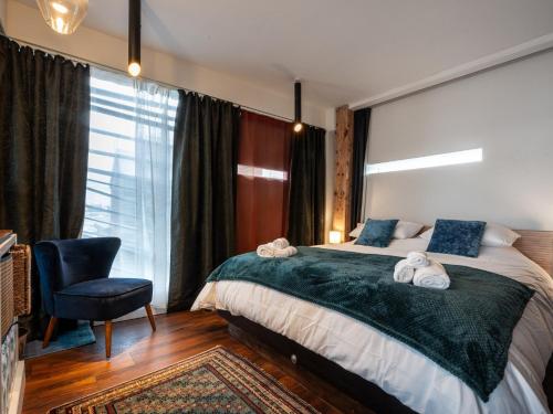 Postel nebo postele na pokoji v ubytování 1 Bed in North Shields 94005