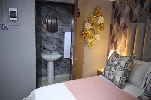 Et badeværelse på Hlurile Lodge