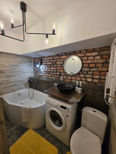 Ένα μπάνιο στο Apartament nad belkami