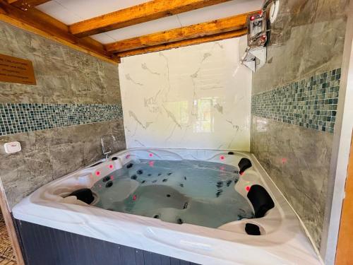 Koupelna v ubytování Maison normandy chambre bleuet