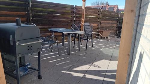 Grillfaciliteterne i lejligheden som gæsterne kan bruge