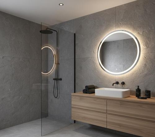 科尼亚Aybastı Apart的浴室里有洗手池和镜子