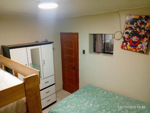 Køkken eller tekøkken på Alojamiento colibrí