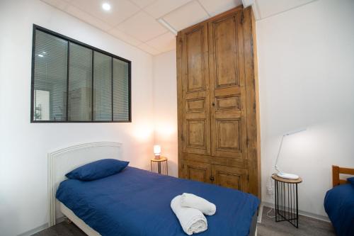 Voodi või voodid majutusasutuse Joli havre de paix toas