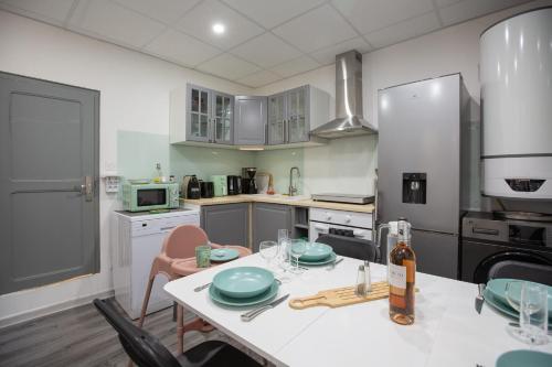 Köök või kööginurk majutusasutuses Joli havre de paix