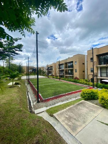 Bygningen som lejligheden ligger i