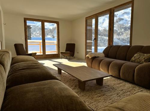 Khu vực ghế ngồi tại Chalet Arvi - 220m2 15p St Martin de Belleville