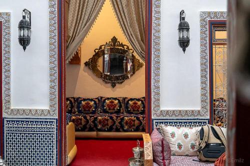 Un lugar para sentarse en Riad Dar Mama Laila