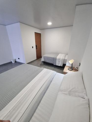 Giường trong phòng chung tại Andes Coliving