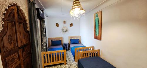 O zonă de relaxare la Freedom Yan Hostel