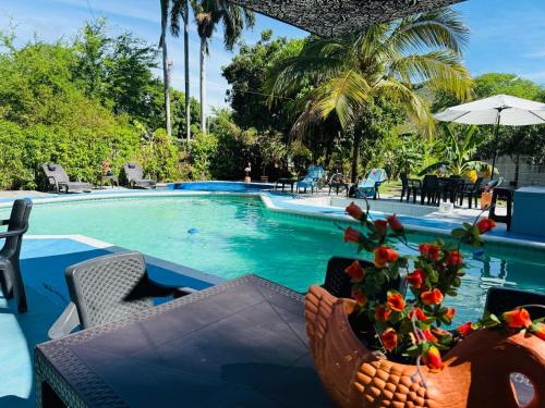 Piscina a Hermoso Duplex campestre o a prop
